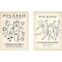Wallity Huhu285 Cuadros Decorativos Enmarcados 50 x 70 cm (2 Piezas)